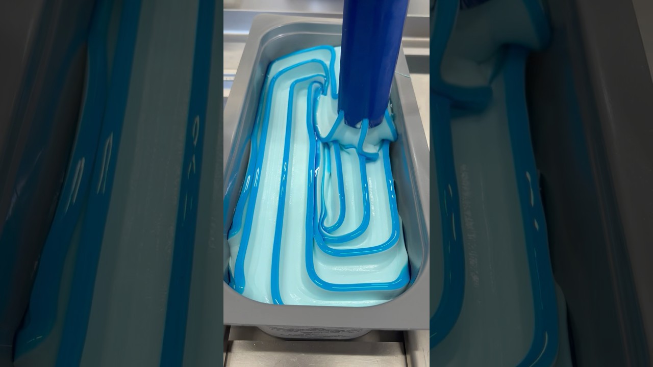 Blueberry Gelato 🍨 #satisfyingvideo #shorts