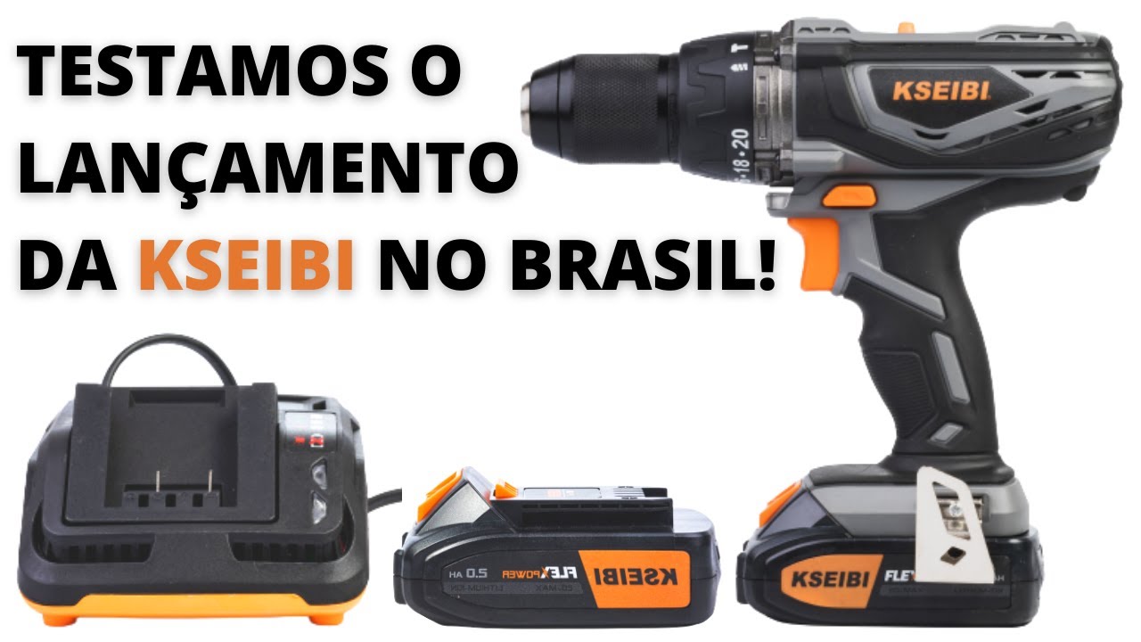 VALE A PENA? FURADEIRA DE IMPACTO E PARAFUSADEIRA KSEIBI KSB 20V-40 IMPORTADA POR TPP EQUIPAMENTOS.