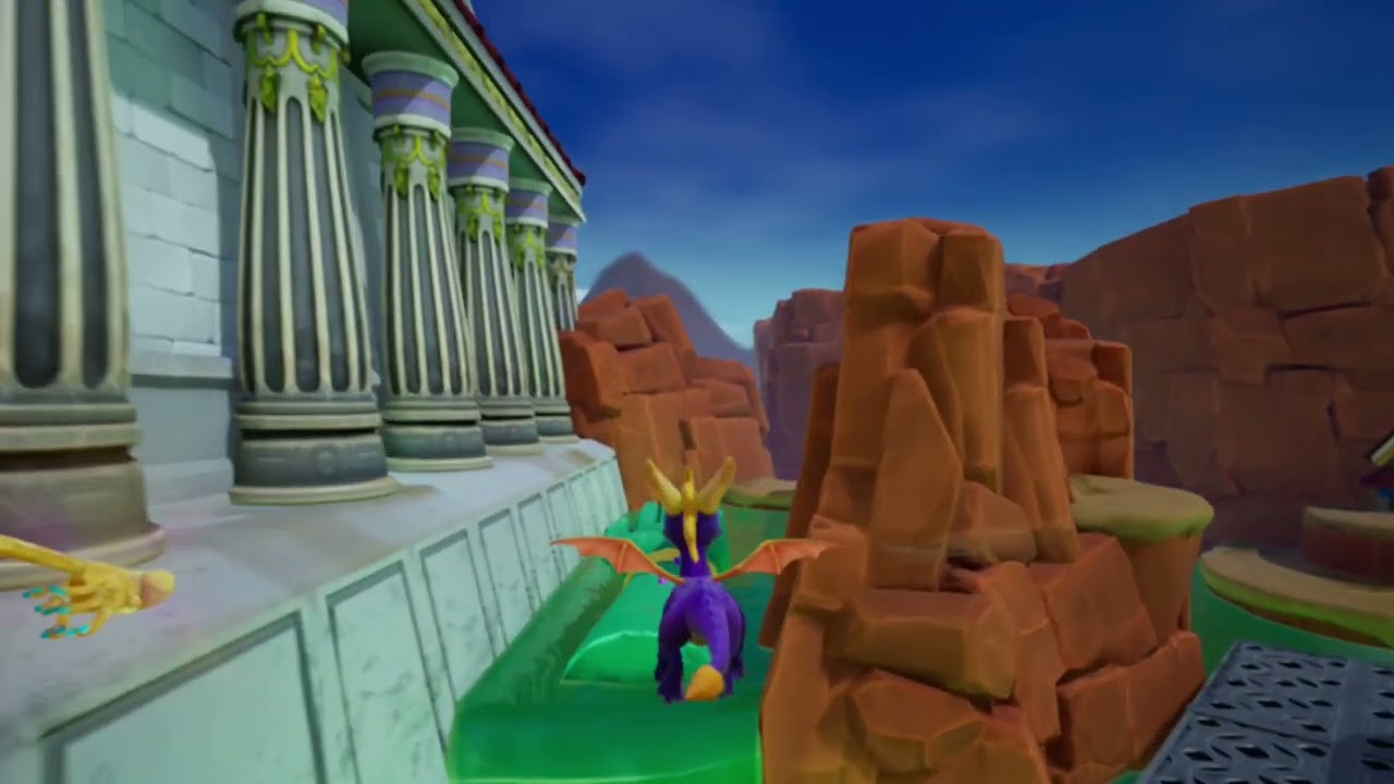 Spyro Reignited Trilogy Part 72: Stone Golem, Mecha Shark Shooting & A Walkabout In Desert Ruins