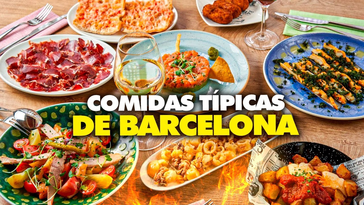 🥘 DESCUBRE las COMIDAS y PLATOS T&Iacute;PICAS de BARCELONA &iquest;Qu&eacute; comer en Barcelona? 🇪🇸