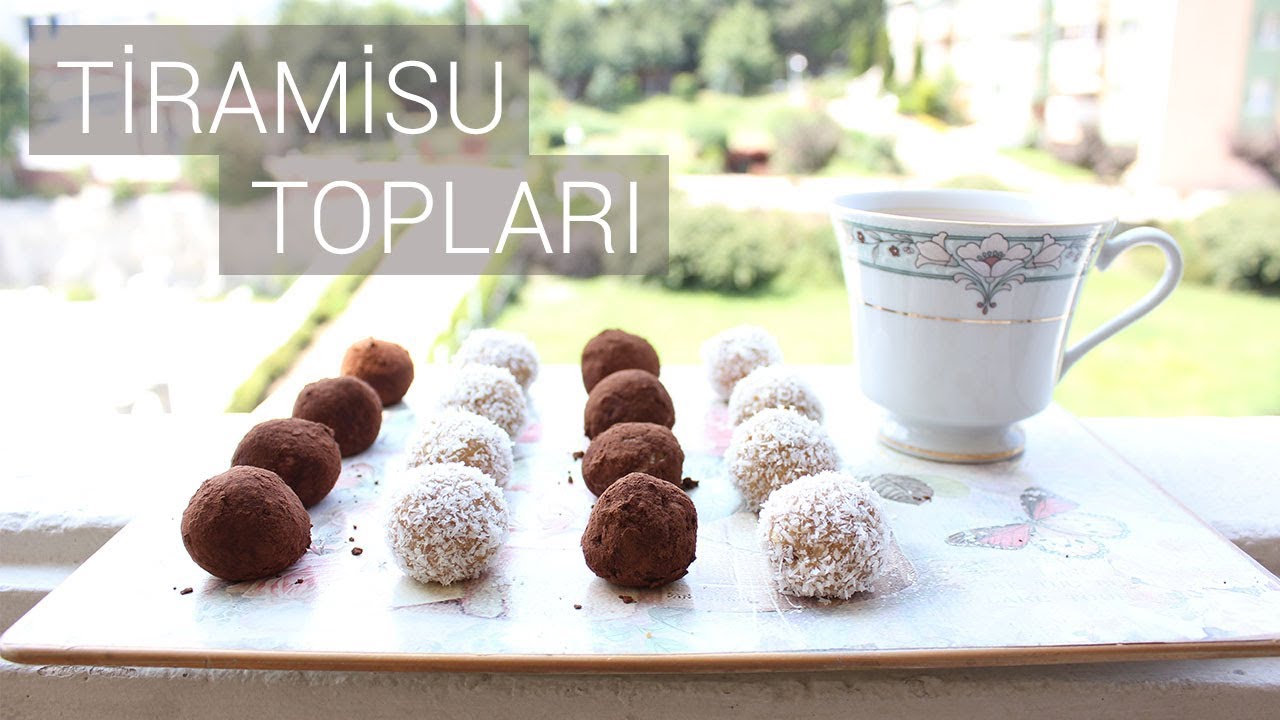 Tiramisu Topları | Pratik Tatlı Tarifi