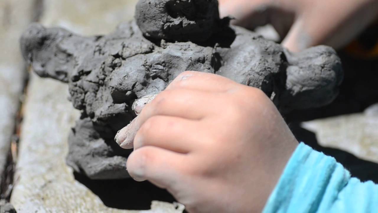 Fat clay man