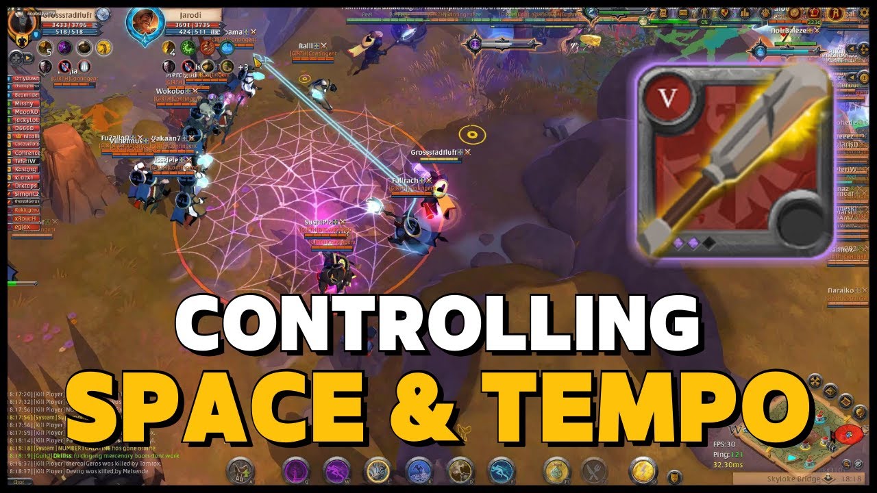 Bedrock Mace: Dominating Space and Tempo in ZvZ - Albion Online (West)- ALBION ONLINE ZVZ (WEST)