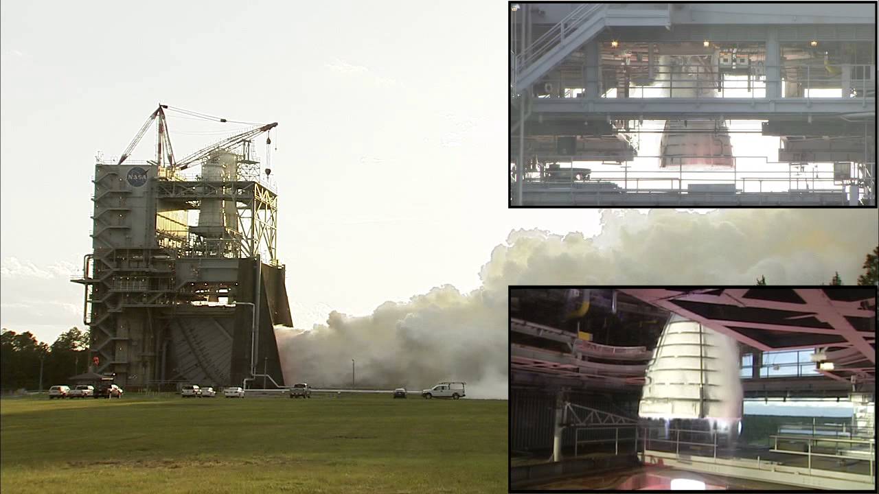 Steamy Summer Begins for SLS with RS-25 Test