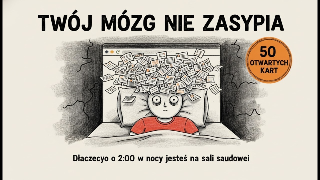 Psychologia Ludzi, Którzy Myślą Za Dużo Przed Snem (To Nie Bezsenność)