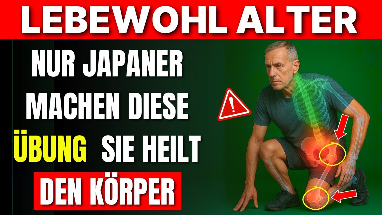 &Uuml;ber 60? 6 geheime Bewegungen der Japaner f&uuml;r ein langes, starkes Leben!