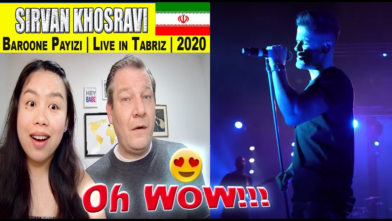Sirvan Khosravi - Baroone Payizi | Live in Tabriz | 2020 |Dutch couple REACTION