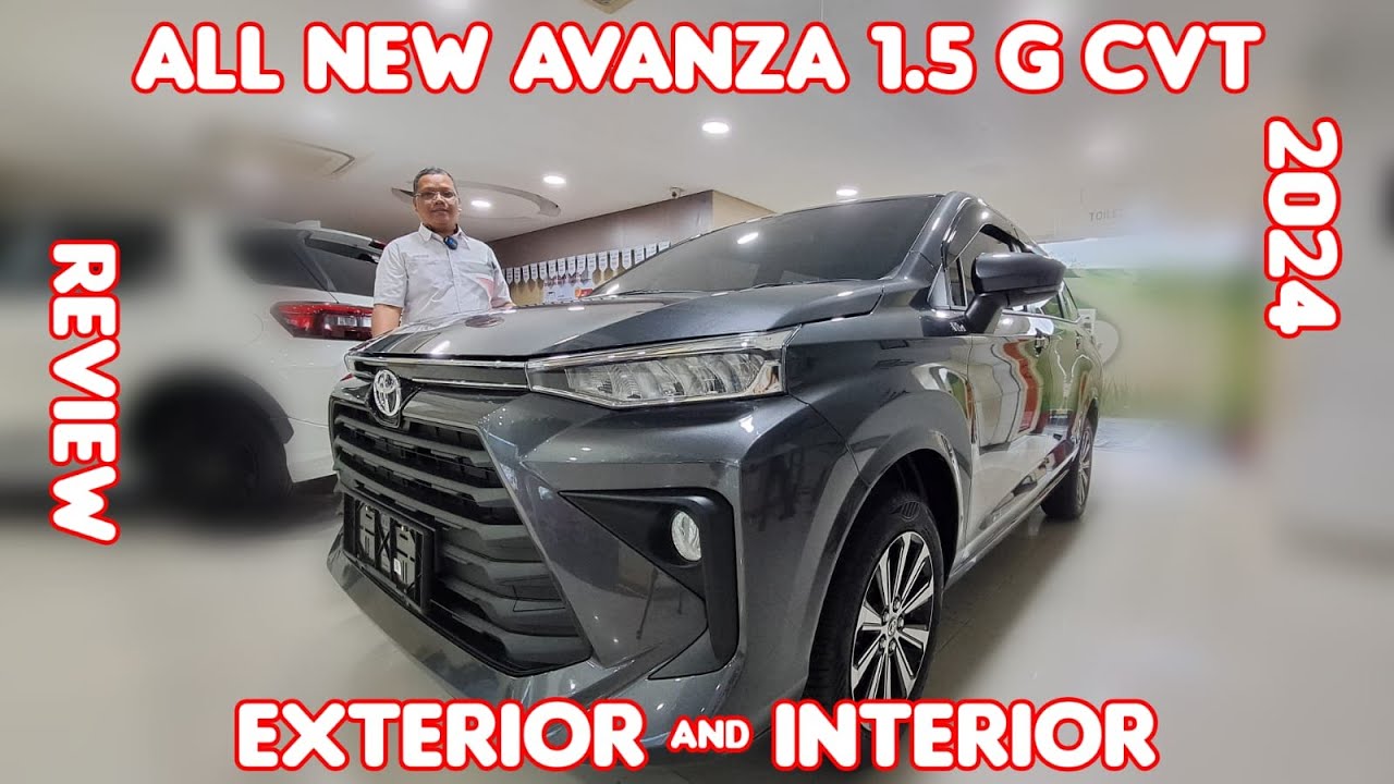 Fitur Paling Lengkap di New  Avanza 2024 |All New Avanza G CVT Grey 2024 |Toyota Medan 085362072000