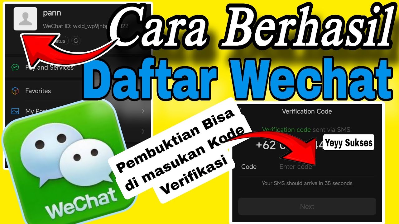 NEWS! Cara lolos daftar wechat tanpa scan barcode Terbaru 2025！Sig Up wechat Tanpa verification eror