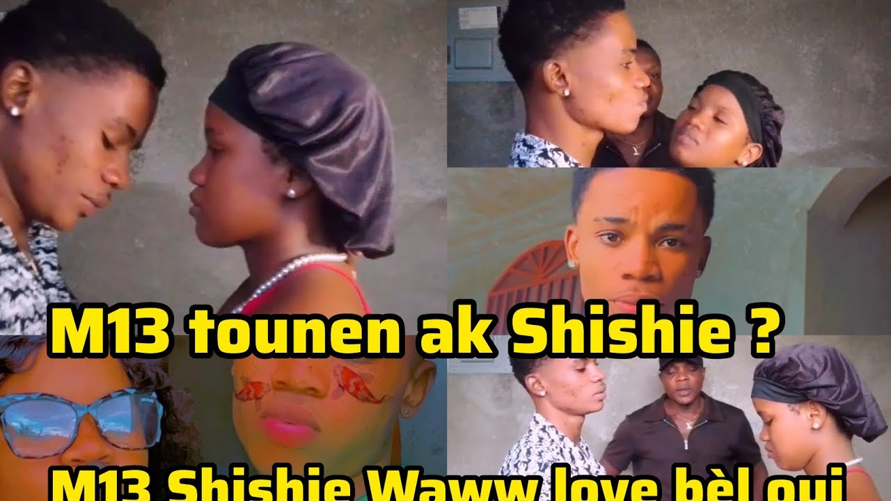 M13 vin kay bèl jof la Shishie ak M13 tounen dlo nan je men bèl jof kriye M13 vle 