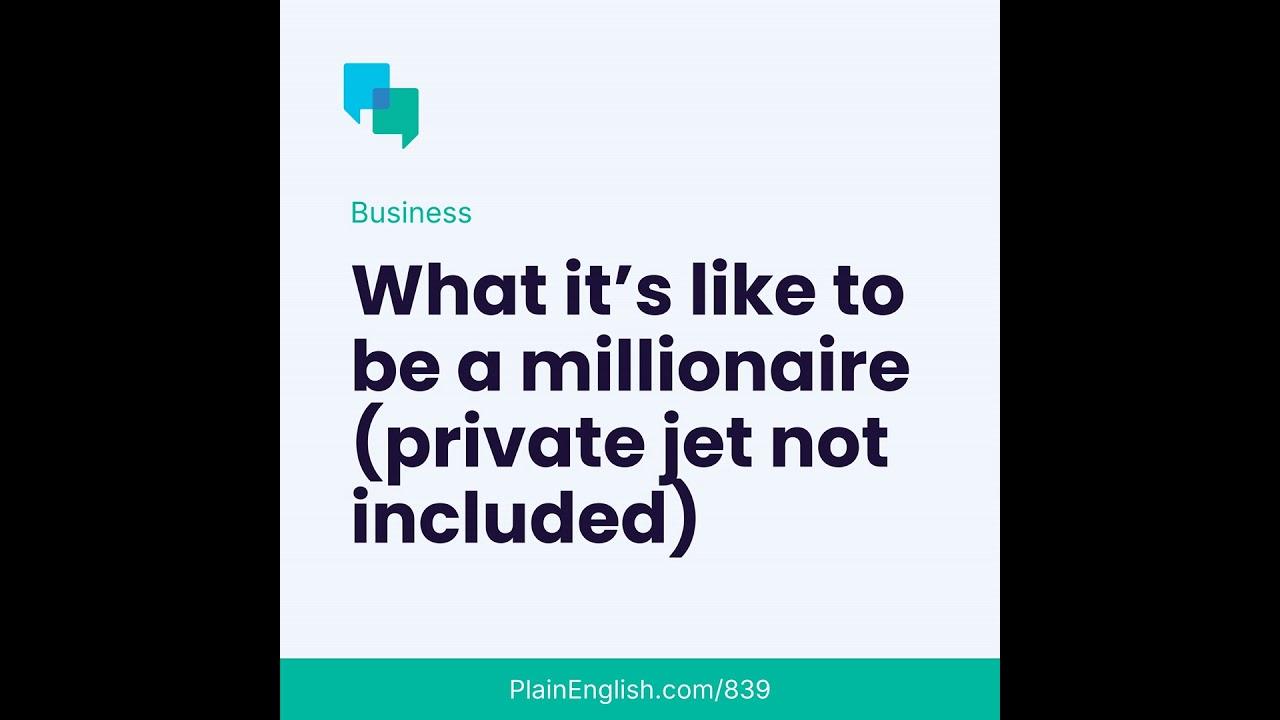 What does it mean to be a ‘millionaire’?