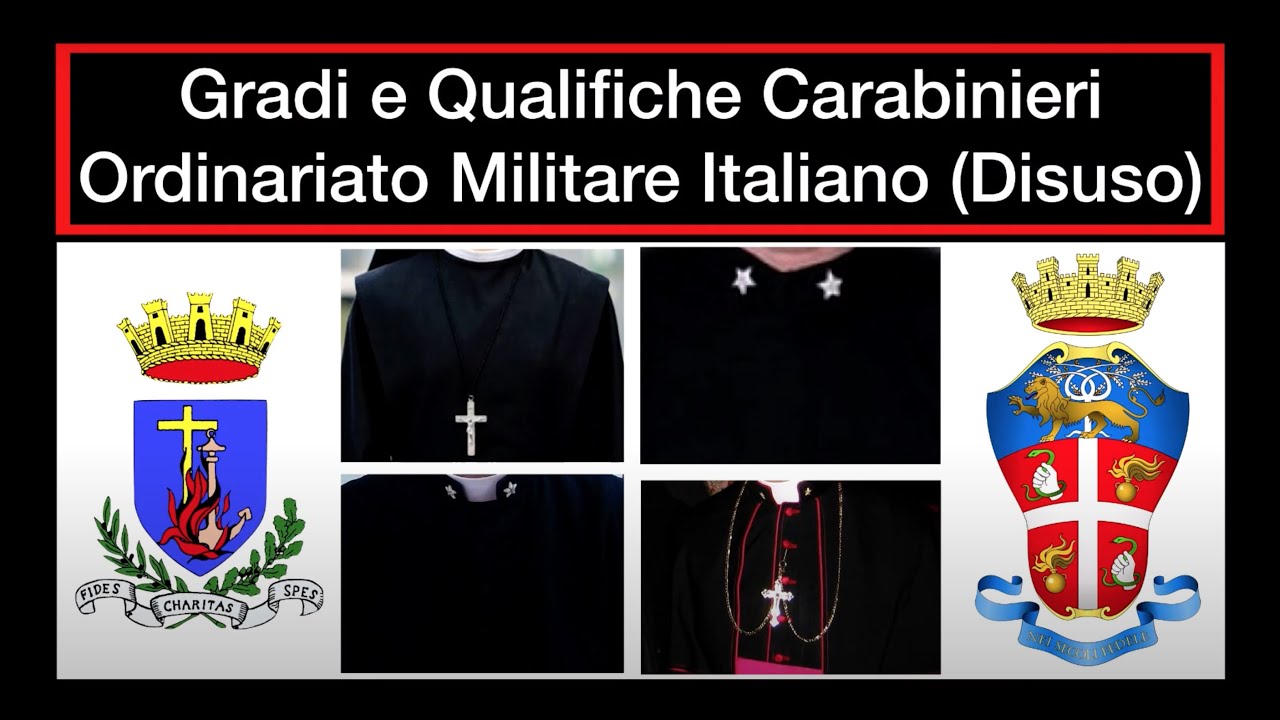 Gradi e Qualifiche Ordinariato Militare Italiano Carabinieri (DISUSO)