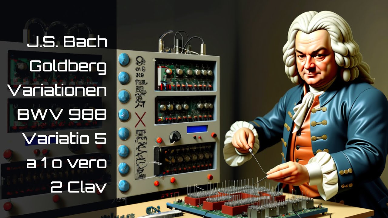 J.S. Bach - Goldberg Variationen BWV 988 - Variatio 5 a 1 o vero 2 Clav (Synthesized)