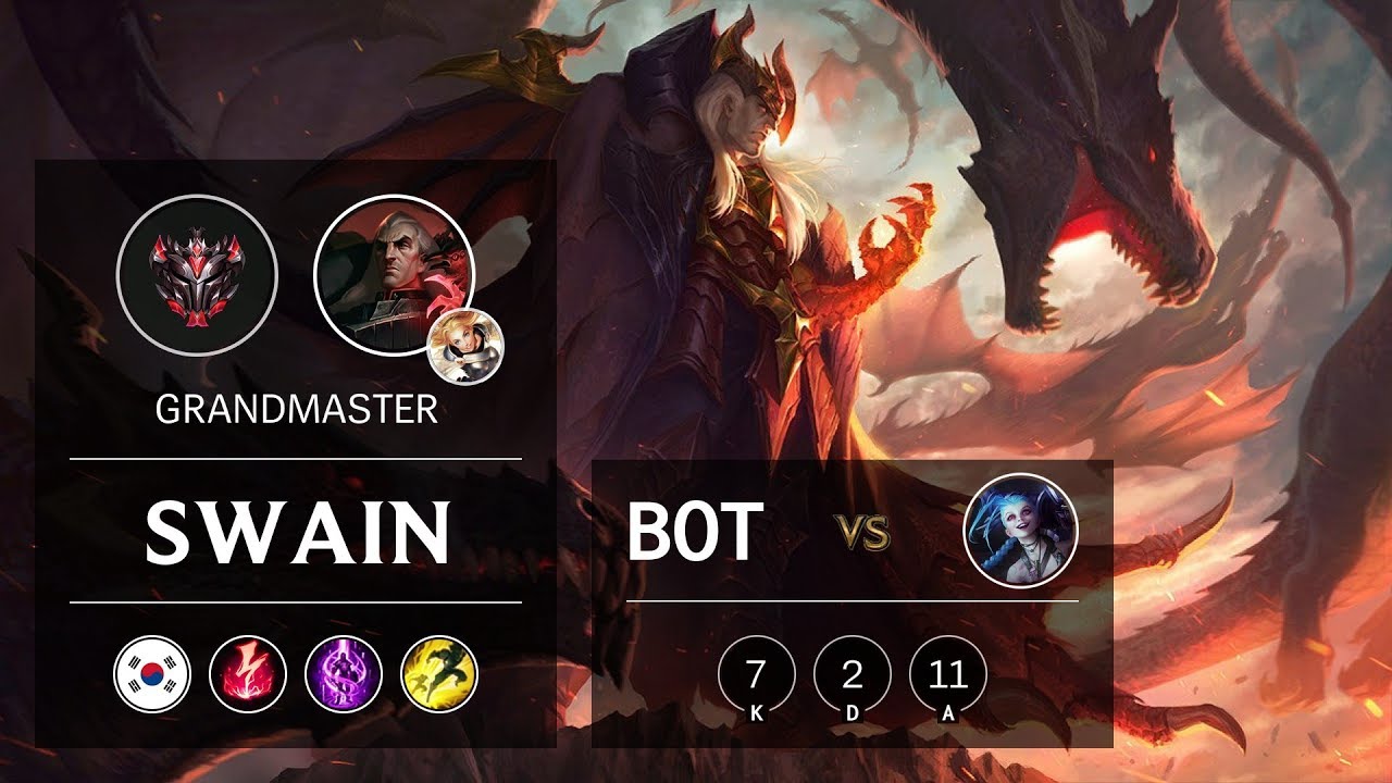Swain Bot vs Jinx - KR Grandmaster Patch 9.13
