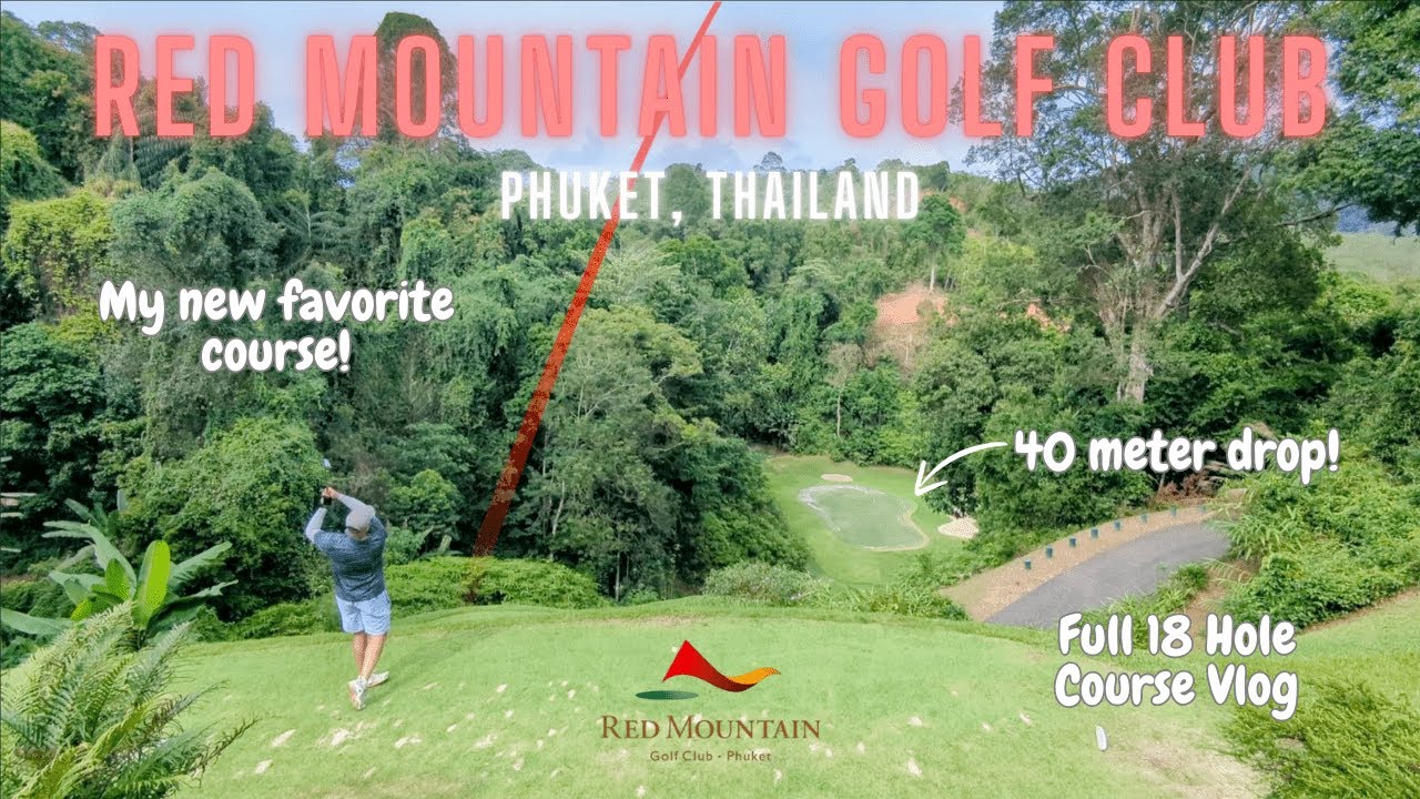 ASMR Golf in a Jungle - Average Golfer takes on Red Mountain Golf Club | Phuket, Thailand