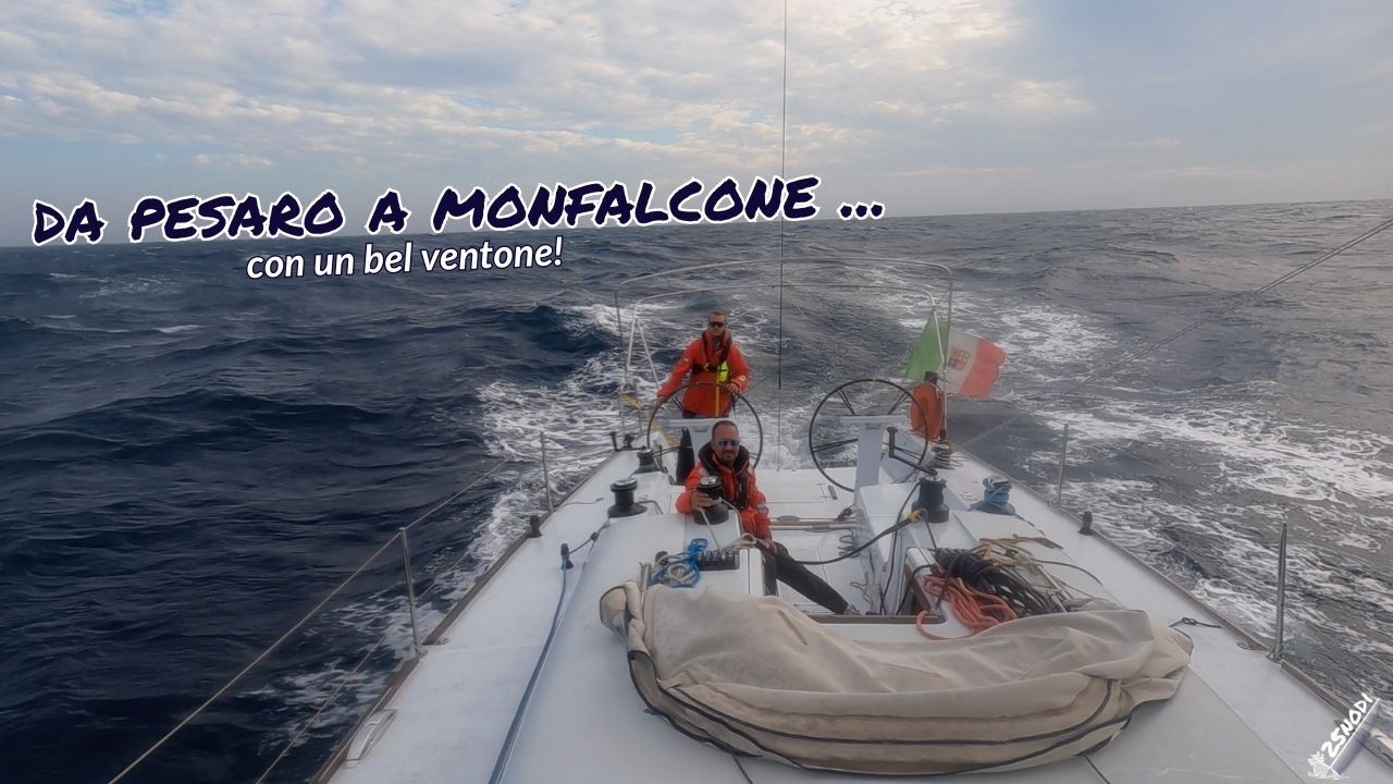 Da Pesaro a Monfalcone con un bel ventone 😊