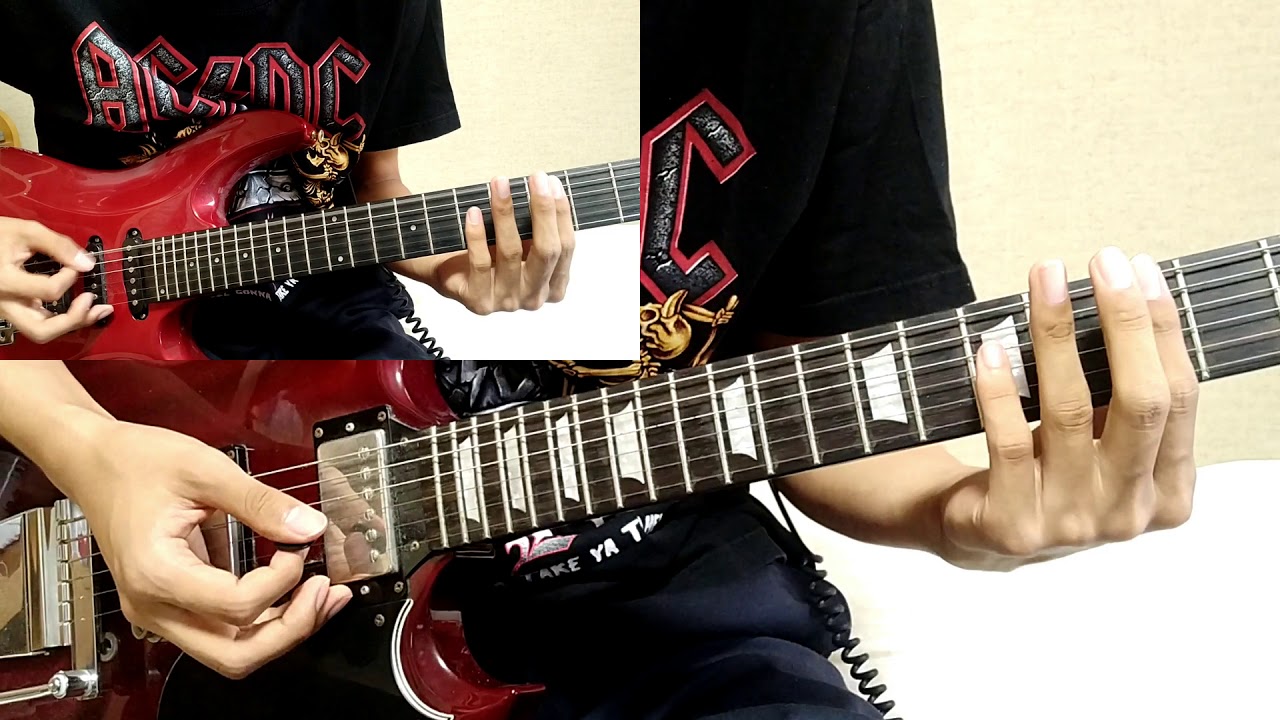 HammerFall - The Dragon Lies Bleeding (guitar cover)