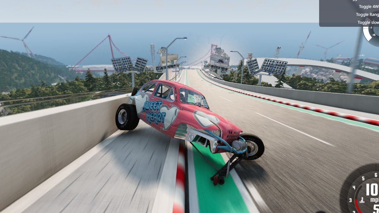 beamng drive car crash gameplay 77665