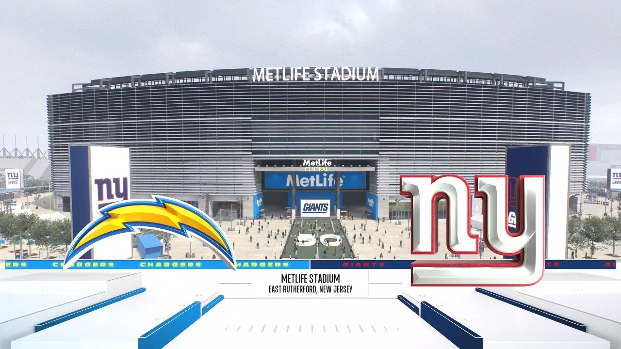 Madden NFL 26 - Los Angeles All-Time Chargers (1-2) Vs New York All-Time Giants (2-1) PS5 Week 4