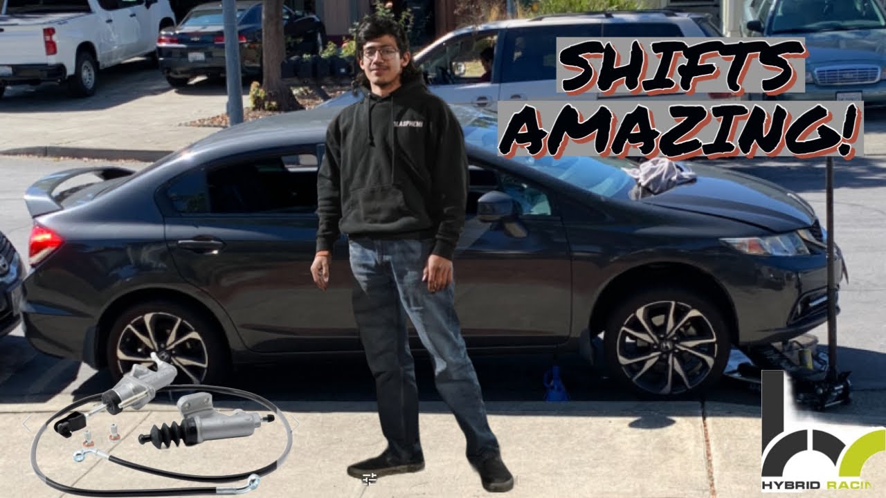 @hybridracing 9th gen Civic Si Cmc & Slave cylinder install + Test Drive