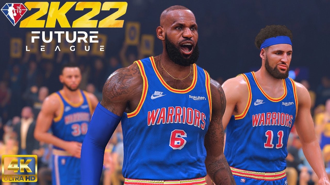LeBron James Joins the 2023-24 Warriors! | NBA 2K22 Future League Mode | Bulls vs. Warriors