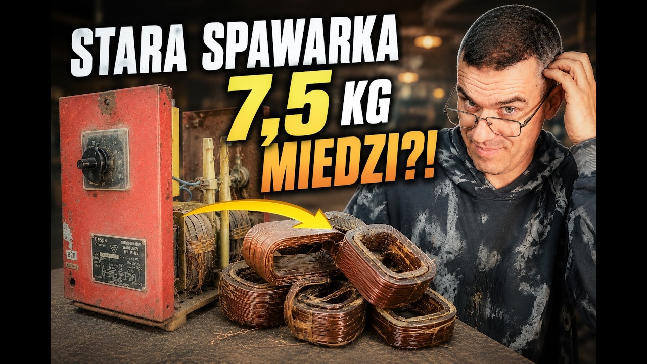 Ta spawarka miała mieć 7,5 kg miedzi. Podobno