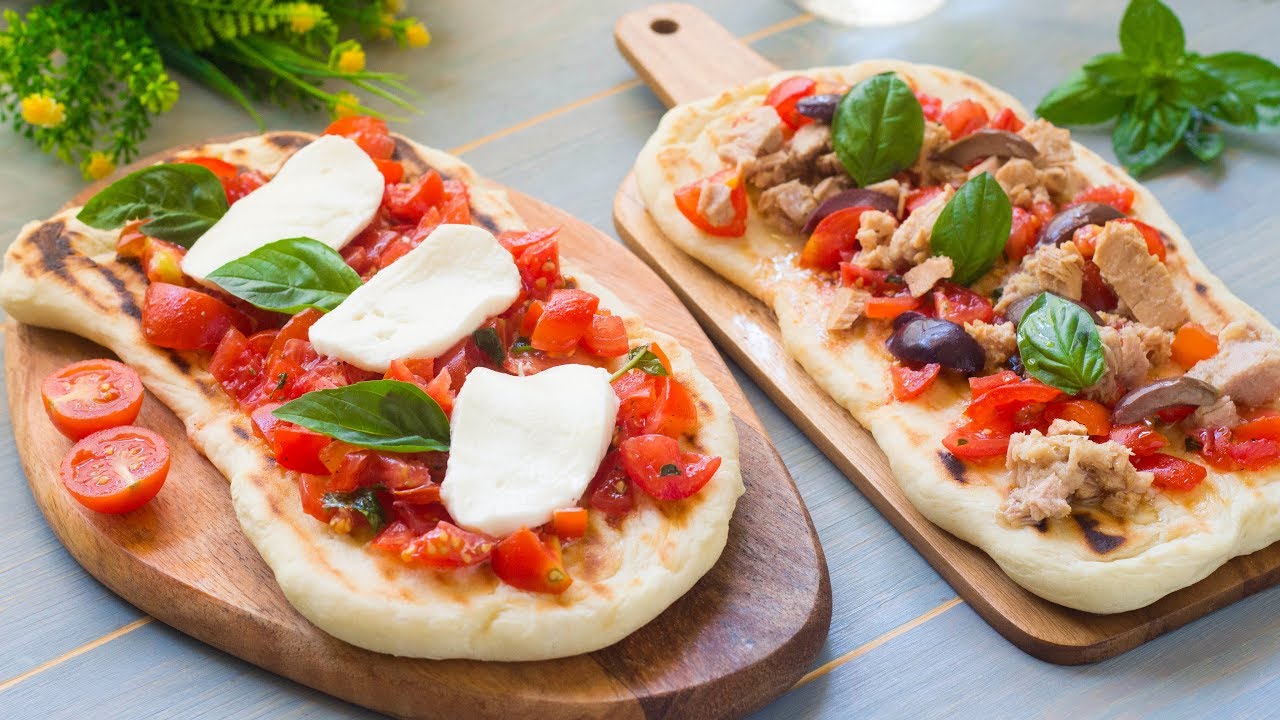 Focaccine in Padella Pronte in 5 minuti - Ricetta Focaccia Senza Lievitazione - 55Winston55