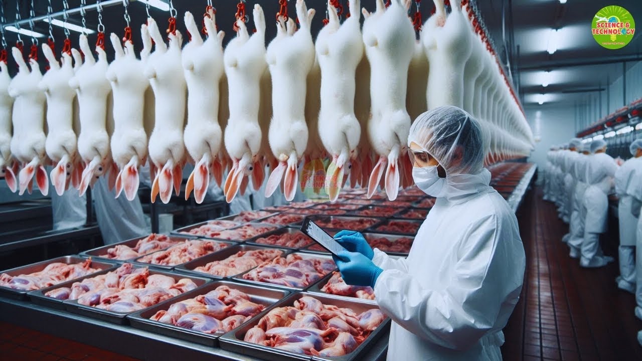 Amazing Modern Rabbit Farming in China 🐇 | Rabbit Meat Production | Rabbit Breeding Documentary