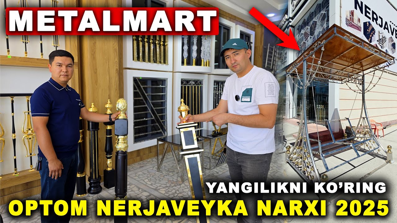 Metalmart Нержавейка Перила Барьер Панжара Лестница Ступеньки Решетка нархлари 2025