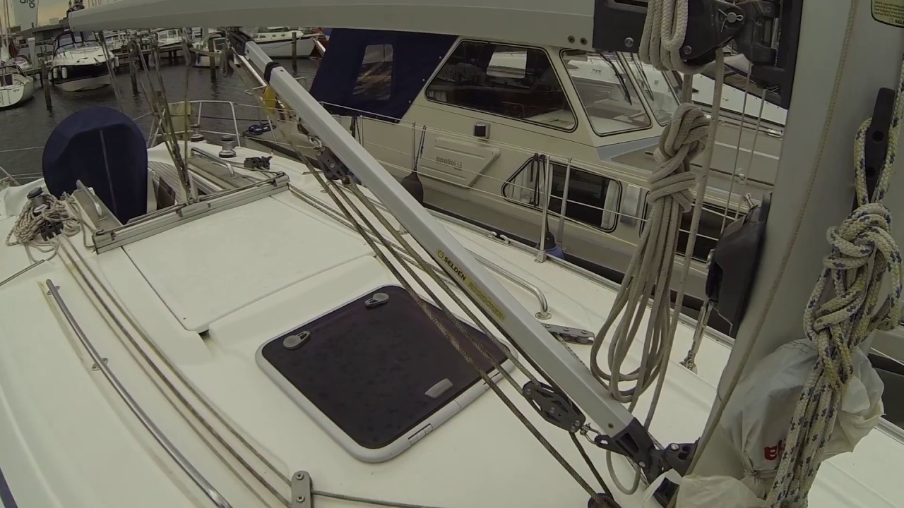 How to step the mast - power wires, sheets and rodkicker