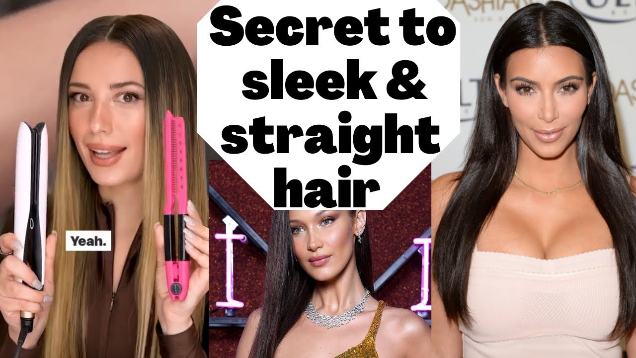 CELEBRITY HAIR STYLES | SECRET How to get super sleek straight hair & SLICK HIGH PONY | @FaceLab