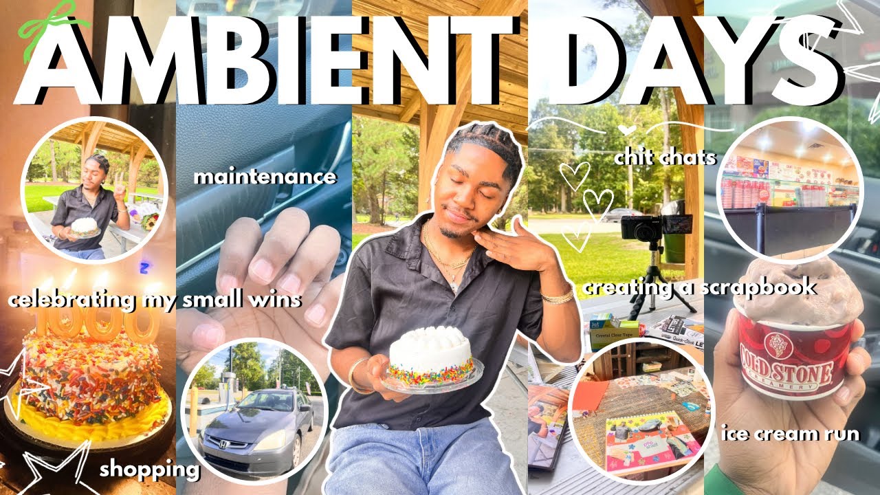 AMBIENT DAYS : celebrating my small wins, making scrapbook + shopping, maintenance, food runs + MORE