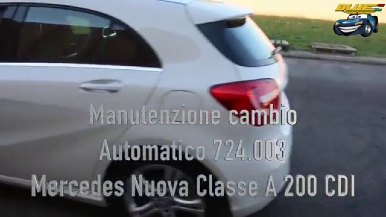 Mercedes Nuova Classe A 200 CDI  Manutenzione cambio Semi Automatico DTC