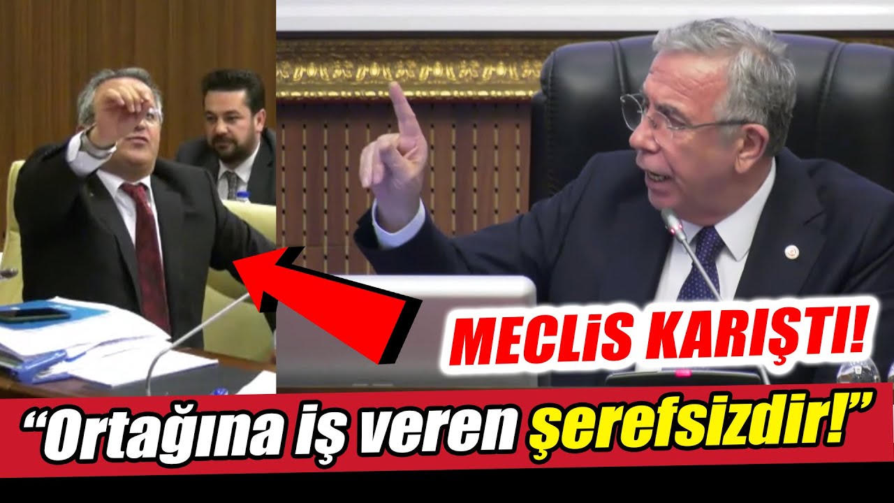 Mansur Yavaş'tan AKP'li üyeye çok sert cevap: Ortağına iş veren de iddia eden de şerefsizdir!