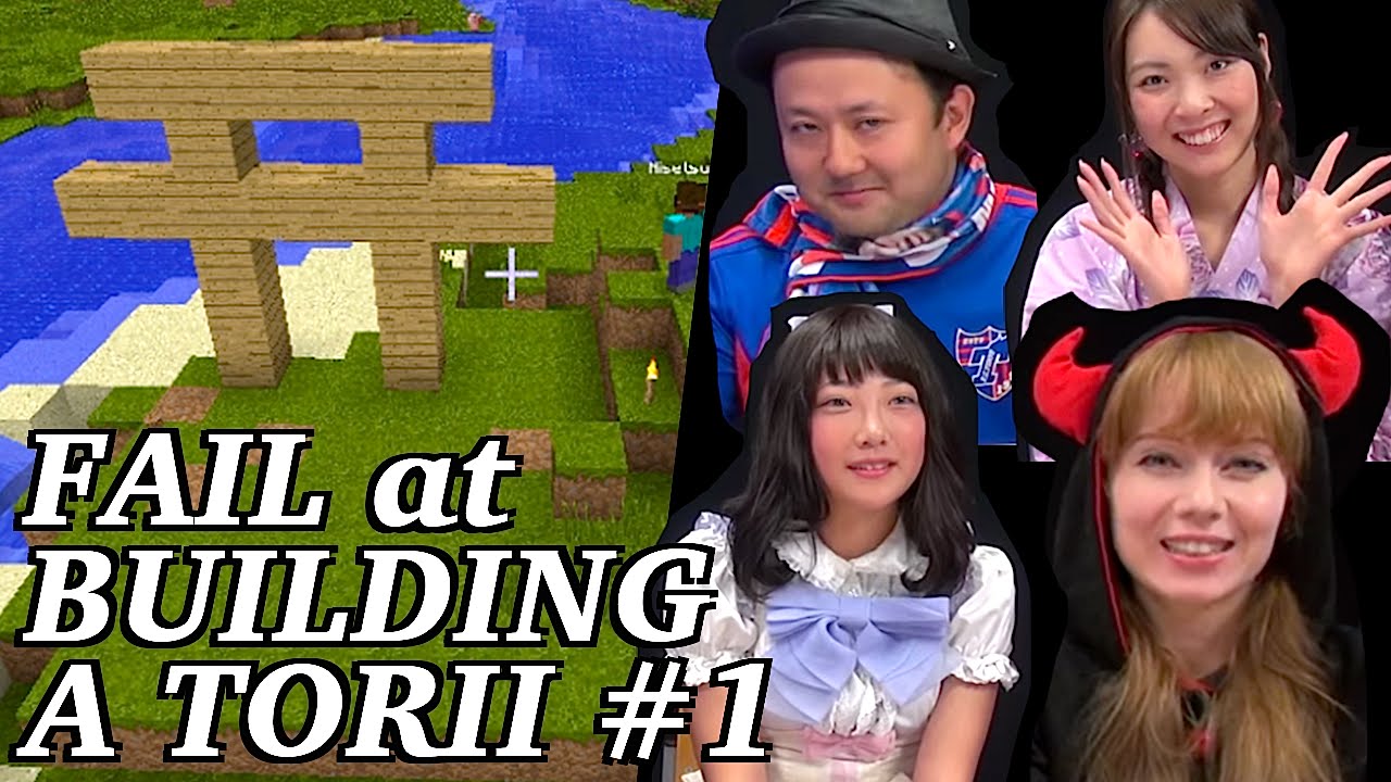Japanese & Foreigners EPIC FAIL at playing MINECRAFT with Meltia【Torii series #1】｜外国人とマイクラ実況をしてみた鳥居編
