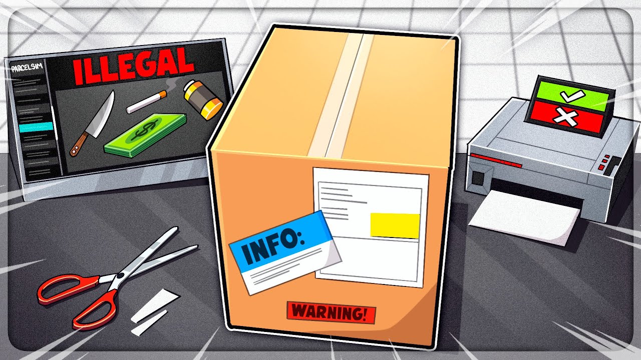 I searched packages for illegal goods (Parcel Simulator)