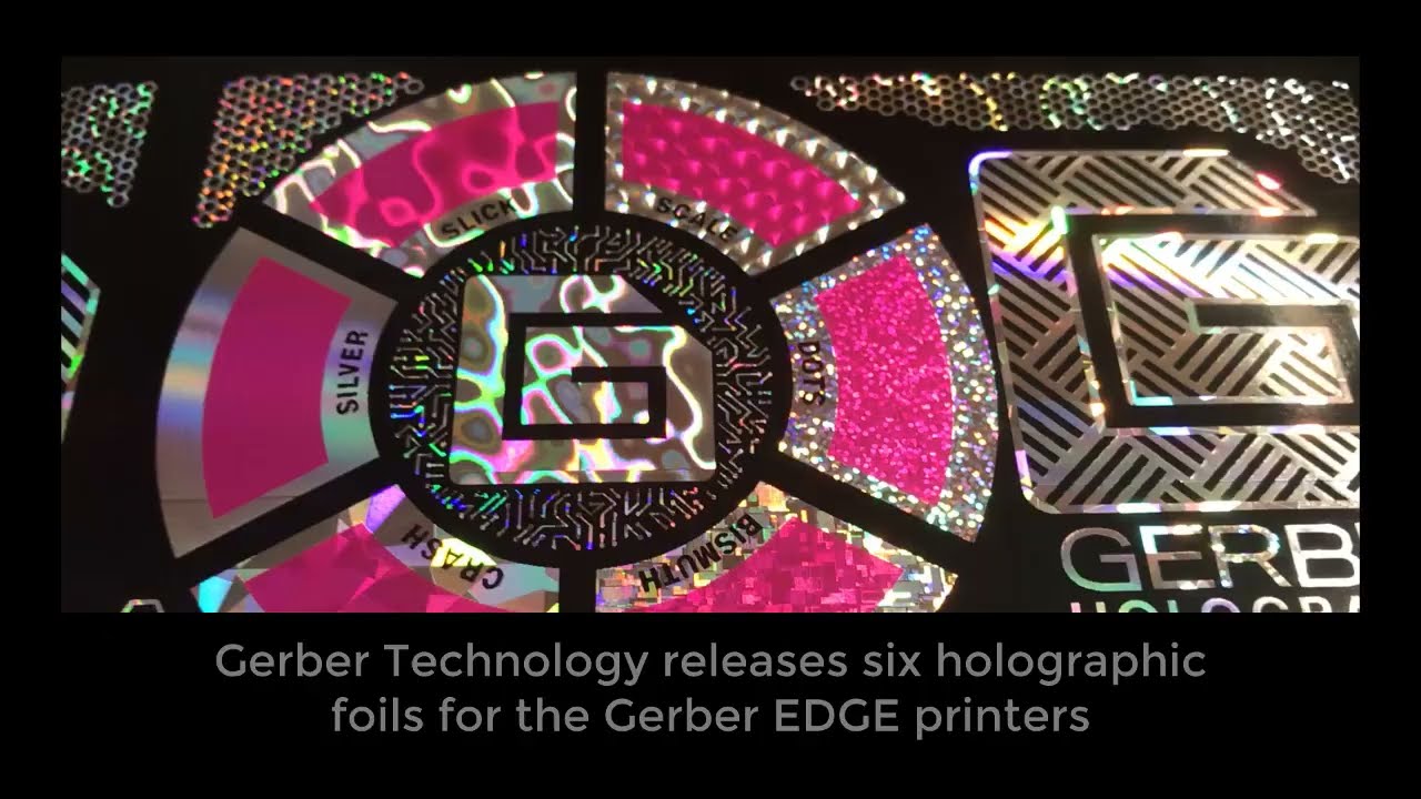 Gerber Holographic Foils introduction