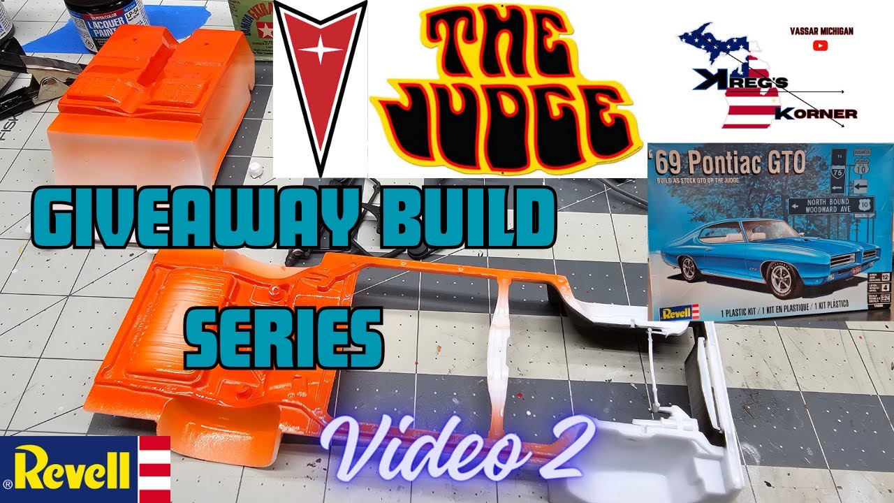 PONTIAC GTO MODEL GIVEAWAY BUILD SERIES VIDEO 2 #gtomodelgiveaway