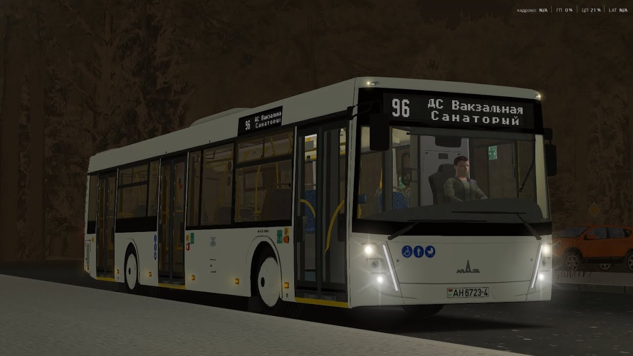 OMSI2, Новобобруйск, (96), МАЗ 203.047 2024г, с информатором