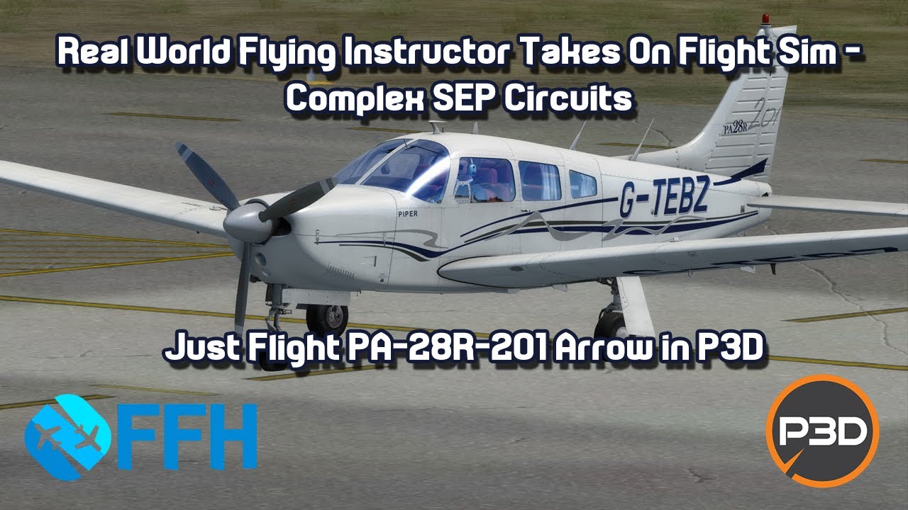 Real World Commercial Flying Instructor Takes On Flight Sim! - Complex SEP Circuits
