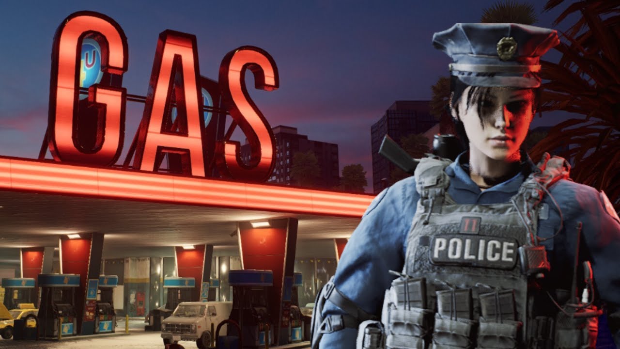 Ready or Not. Female Police -The Gas Station.