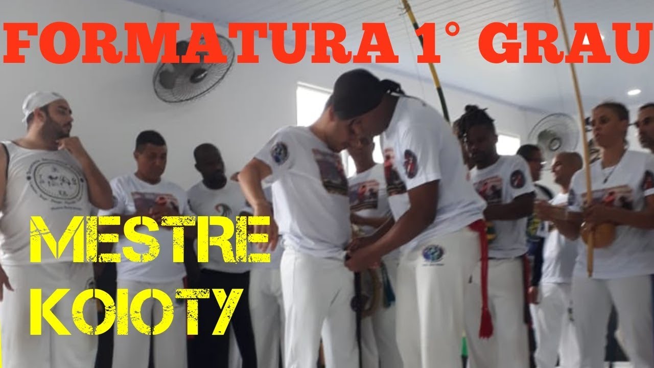 Formatura Mestre Koioty - 1°grau (Capoeira Herança de Zumbi) 20/11/2018