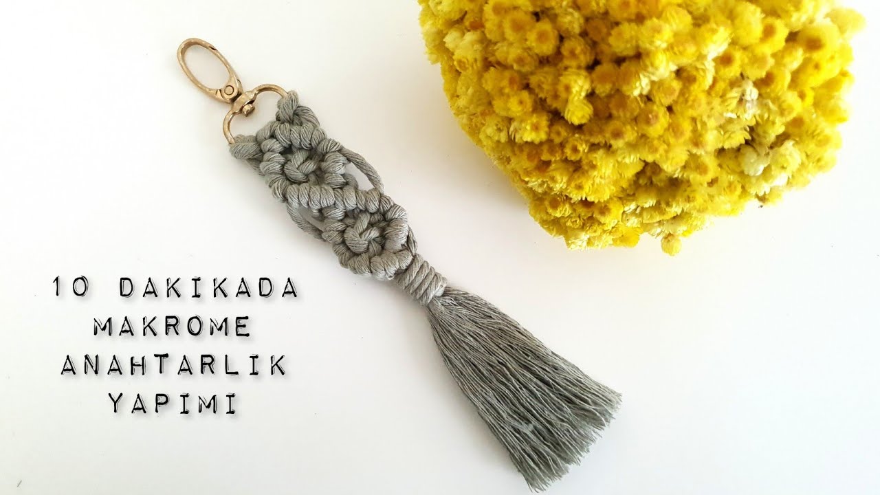 MAKROME ANAHTARLIK YAPIMI | YENİ BAŞLAYANLAR İÇİN HIZLANDIRILMAMIŞ ÇEKİM 🤍