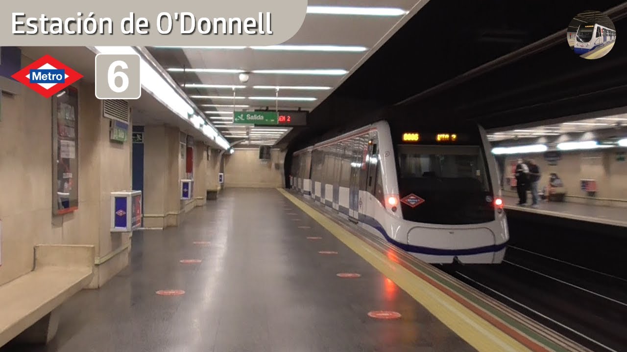 Circulaciones por O'Donnell L6: Metro de Madrid (Serie 8400 2º)