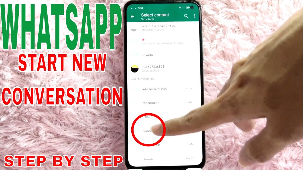 ✅ Как начать новый разговор в WhatsApp 🔴