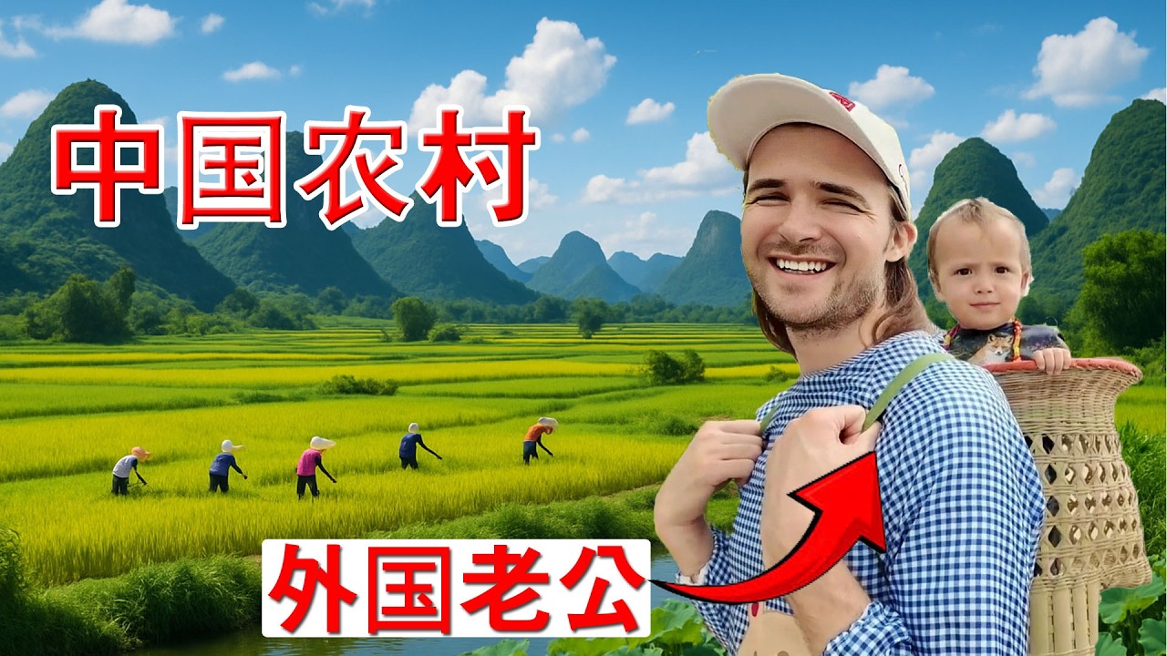 Western husband visits Chinese countryside! | 外国人在中国农村喂鸡做饭炸酥肉!直呼中国农村太好了！