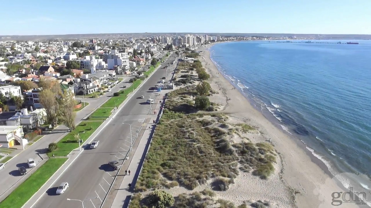 Puerto Madryn - Costanera desde el aire