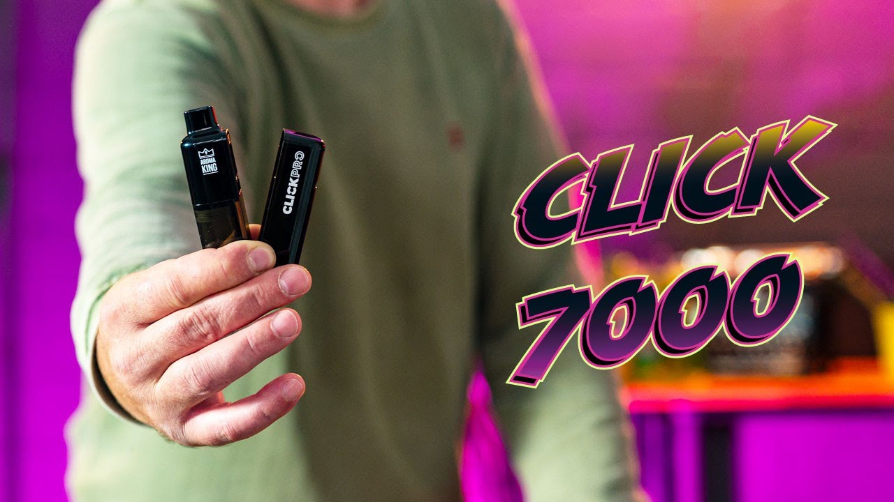 Aroma King Click 7000 Review &ndash; Hybrid-Vape mit 10-ml-Refill & USB-C-Laden