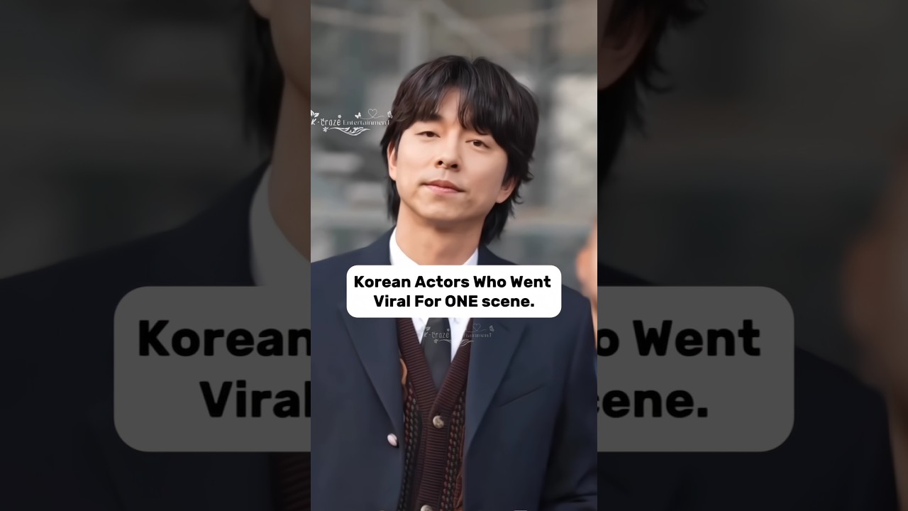 Korean Actors who went viral for one scene ✨#youtubeshorts #kdrama #goviral #kpop #bts #fyp