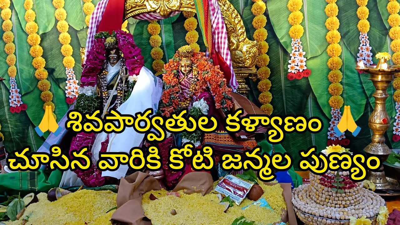 శివపార్వతుల కళ్యాణం🙏🙏#shivaparvati #tranding #shivaratri #special #viral #shivayya 